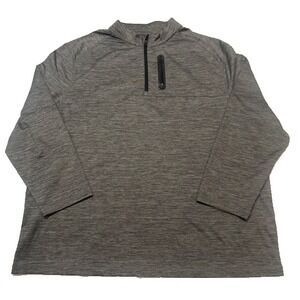 Ben Hogan Men's Performance 1/4 Zip Golf Pullover Heather Gray Long Sleeve - 2XL